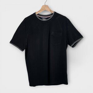 Ben Sherman T-shirt LARGE Black Short Sleeve